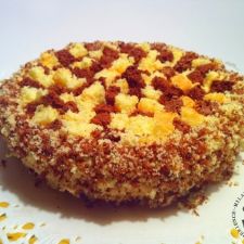 Torta mimosa scacchiera