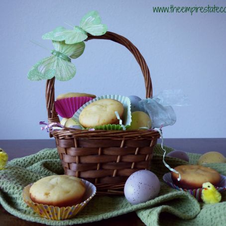 Muffins arance e yogurt con cuore di Nutella