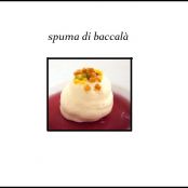 Filetto di baccala in crosta di pistacchi ed erbette con fagioli ,spuma di baccala e ceci alla polvere d’arancia su crostone di Andrea Mencarelli - Tappa 1