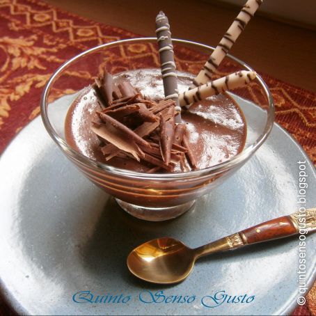 Mousse al cioccolato fondente light
