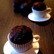 Muffin al cioccolato e caffè