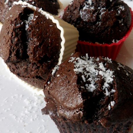 Muffin al cocco e cioccolato