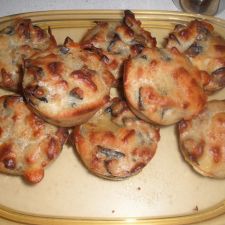 Muffin salati alle melanzane e parmigiano