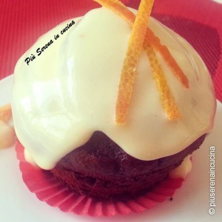 Muffin cioccolato ricotta e arancia
