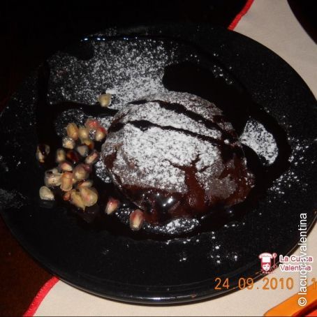 Muffin con cuore al cioccolato 