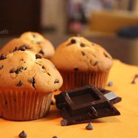 Muffins con gocce di cioccolato