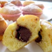 Muffin
con cuore al cioccolato e Nutella