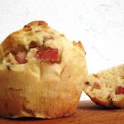 Muffin salato con pancetta affumicata