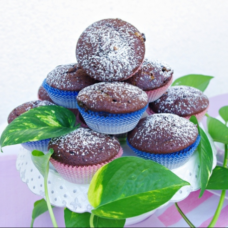 Muffin black and white