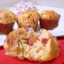 Muffins di salamino e patate