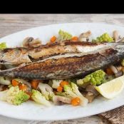 SGOMBRO CON VERDURE
