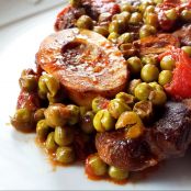 Ossobuco con piselli