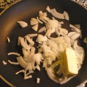 piselli al prosciutto - Tappa 1