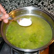 piselli al prosciutto - Tappa 3