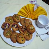 Biscottini ai pistacchi e marmellata