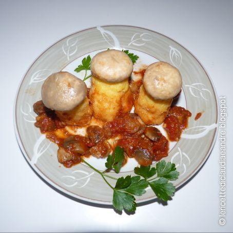 CHAMPIGNON CON GAMBO FINTO