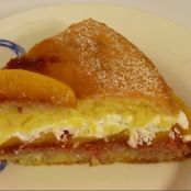 TORTA CON PESCHE E CREMA - Tappa 1