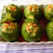 ZUCCHINE RIPIENE CON COUS COUS