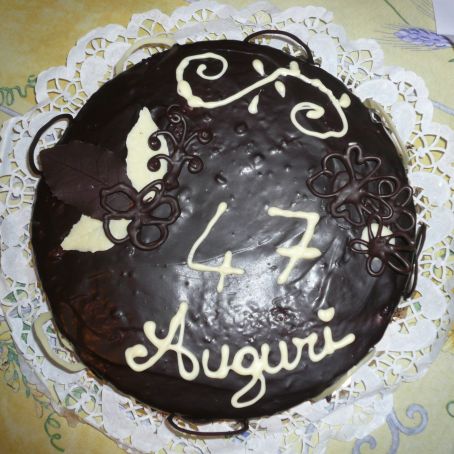 Torta al cioccolato e Nutella morbida