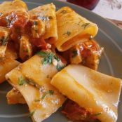 Paccheri al ragù di pesce spada