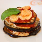 Parmigiana di pollo e melanzane