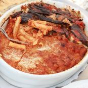 Pasta
al forno con melanzane