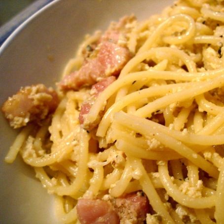 Spaghetti alla carbonara originali