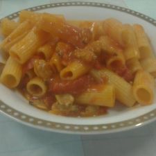 Tortiglioni in sugo di vongole
