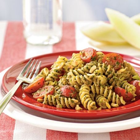 Fusilli al pesto
