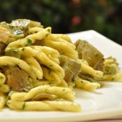 pasta con carciofi e crescenza