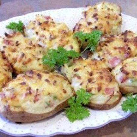 Patate ripiene al forno