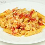 Paccheri con sugo di baccalà