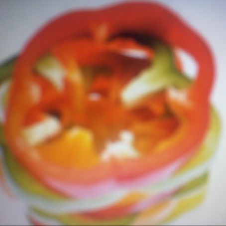 PEPERONI E ZUCCHINE CON BEGNA FREIDA