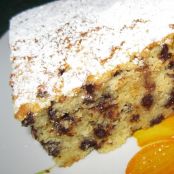 CIAMBELLA CON PERE E CIOCCOLATO FONDENTE