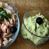 Insalata di salmone con crema di avocado - Tappa 2