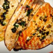 Pesce spada con il salmoriglio