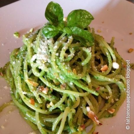 Pesto di rucola e pistacchi di Bronte