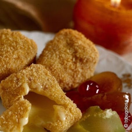 formaggio in crosta dorata