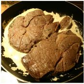 Filetto di manzo con crema di pepe verde in salamoia - Tappa 2