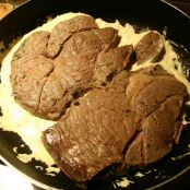 Filetto di manzo con crema di pepe verde in salamoia - Tappa 2