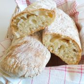 Pane ciabatta senza impasto