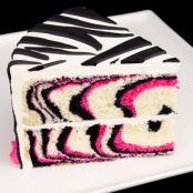 Zebra Cake rosa