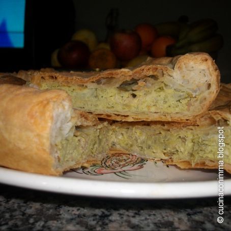 Pizza rustica ai carciofi