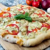 PIZZA CON IL PESTO E LE PATATE