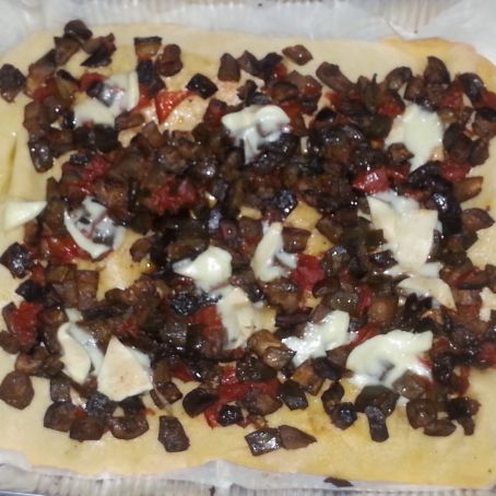 Pizza con le melanzane