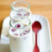 Panna cotta con Lamponi