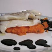 Filetti di platessa con purea di zucca
