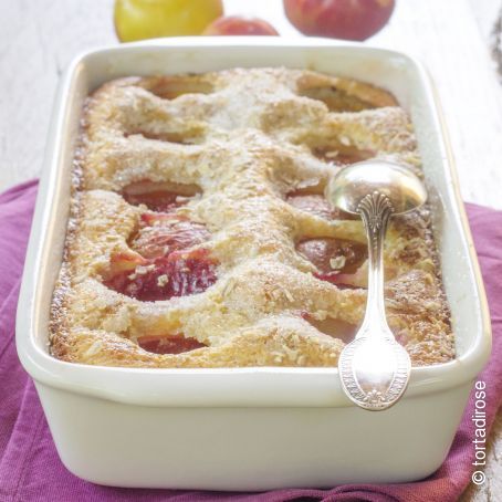 Cake alle prugne e fiocchi d'avena