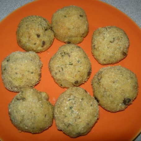 Polpette di merluzzo e olive taggiasche