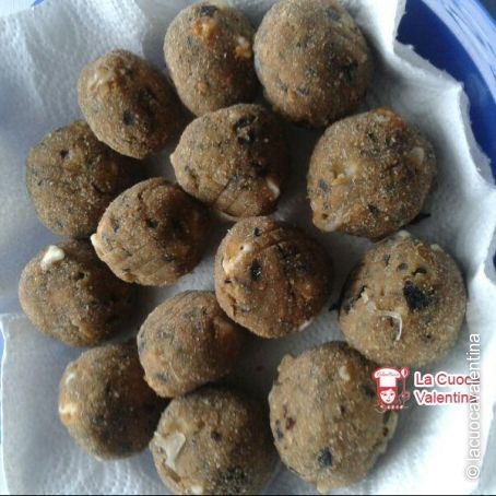 Polpettine di melanzane e scamorza affumicata